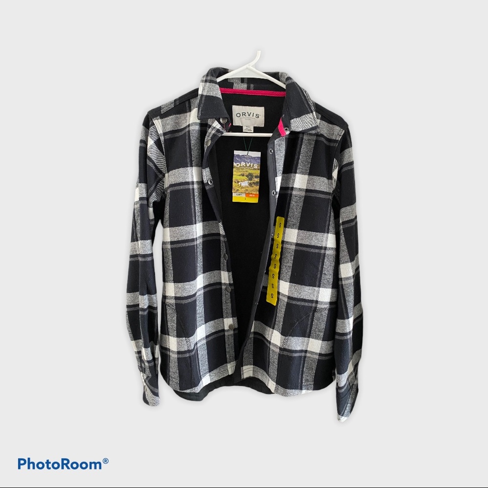 Womens Fleeced Lined Flannel Shirt Jacket